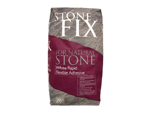 StoneFix White Flexible Natural Stone Tile Adhesive